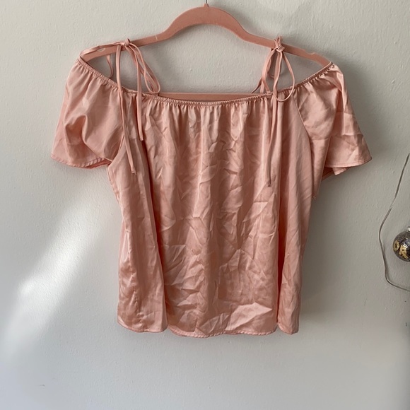 Pink Satin Blouse - Picture 1 of 2